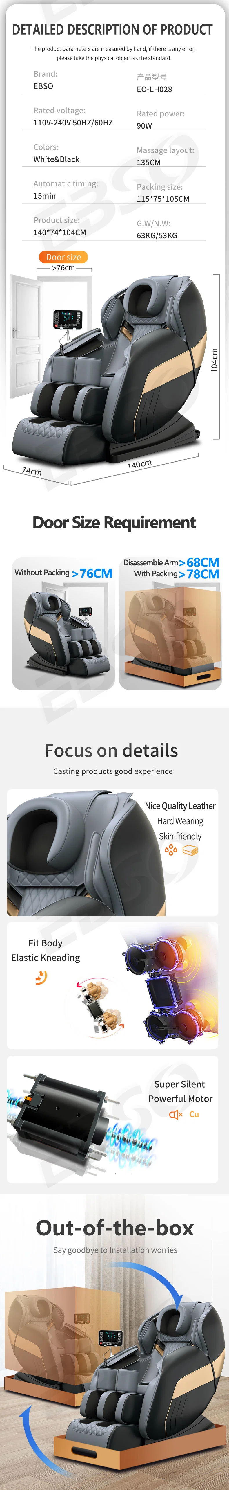 Hot Products Sold Online Electric Massage Chair Airbag Back Massage Chair Latest Products