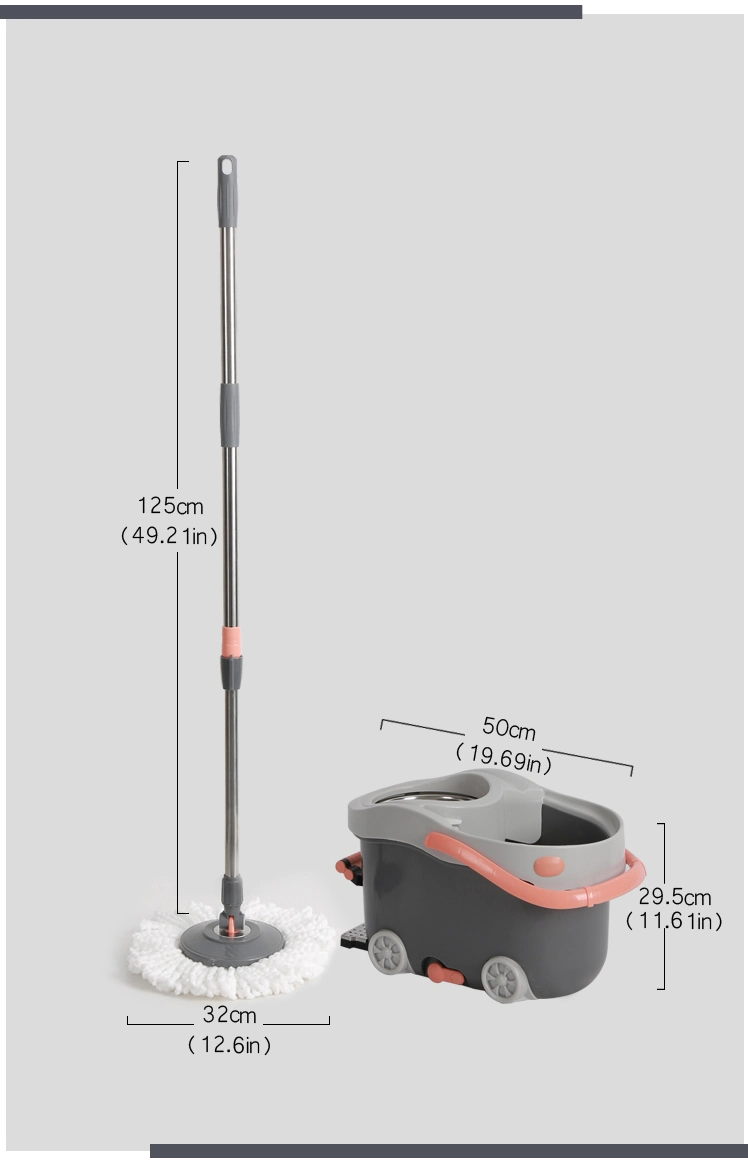 High Level Spin Mop with Pedal Four Drive Magic Mop