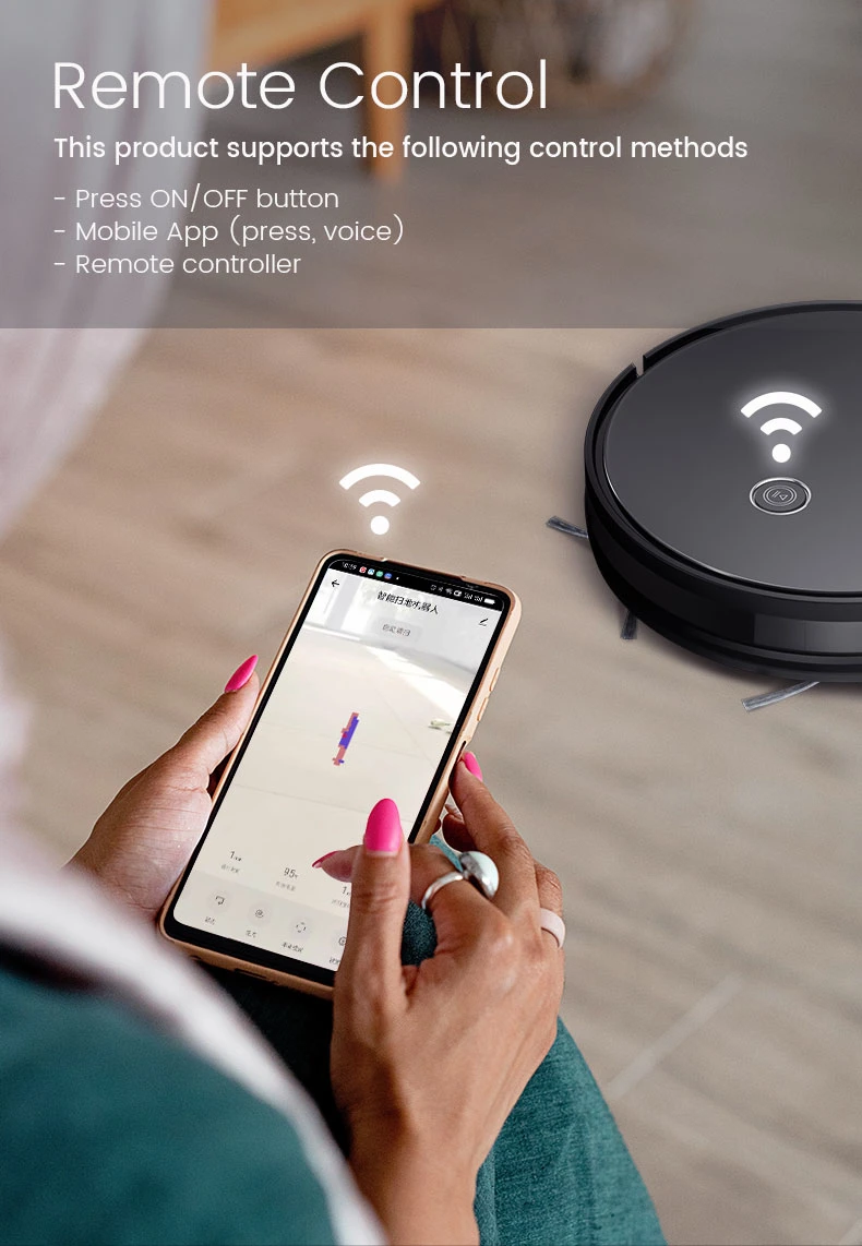 Best Portable Carpet Cleaner Robot Mop with WiFi APP Remote Control