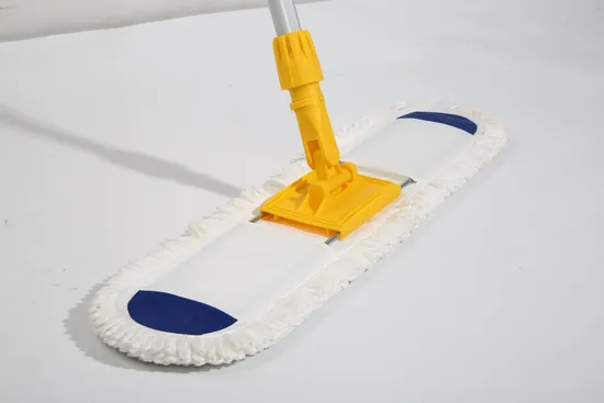 Folding Flat Mop Fiber Absorbent Clean Floor Replacement Mop Head Dust Mop 