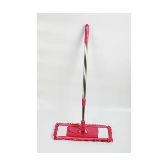 Floor Cleaning Lazy Wipe Dry and Wet Washable Chenille Microfiber Flat Mop 