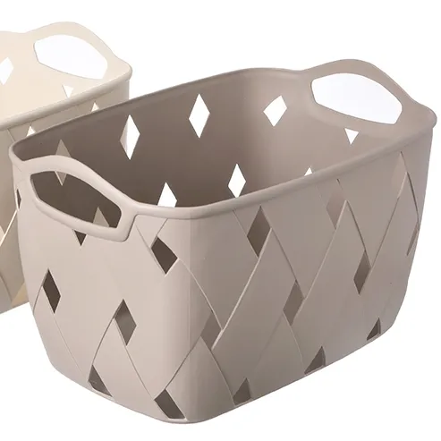 2024 New Design Home Storage Basket Bathroom Storage Holder Clothes Box Towel Box. Bottle Box Basket Plastic Basket with Handle 