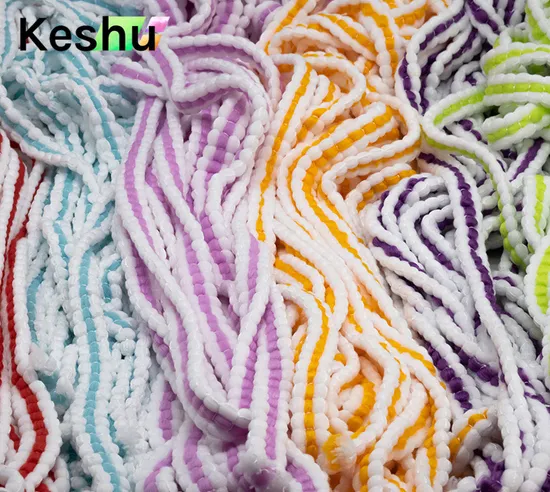 Custom Colorful 4 Ply Microfiber Yarn Mop 