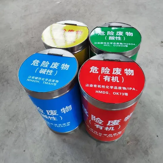 Chemical Trash Can Down