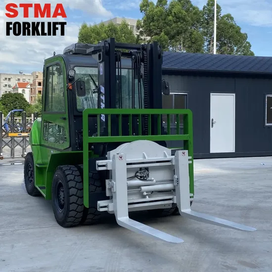 Stma High Quality Forklift Attachment Fork Clamp, 360 Degree Rotating Pallet Fork Clamp 