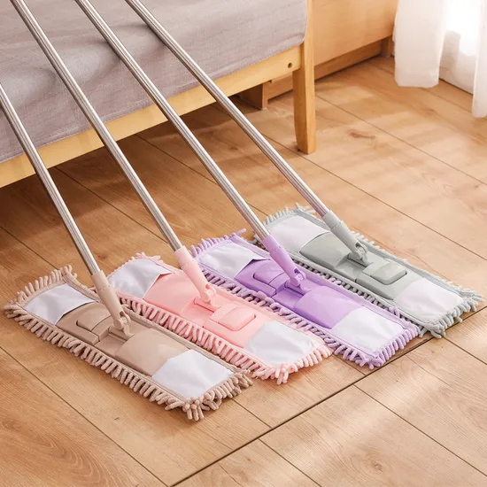 Stainless Steel Chenille Mop Flat Mop 360 Degree Rotating Mop 