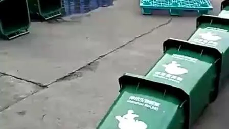100L 120L 240L Plastic Dustbin/Garbage Can with Wheels 