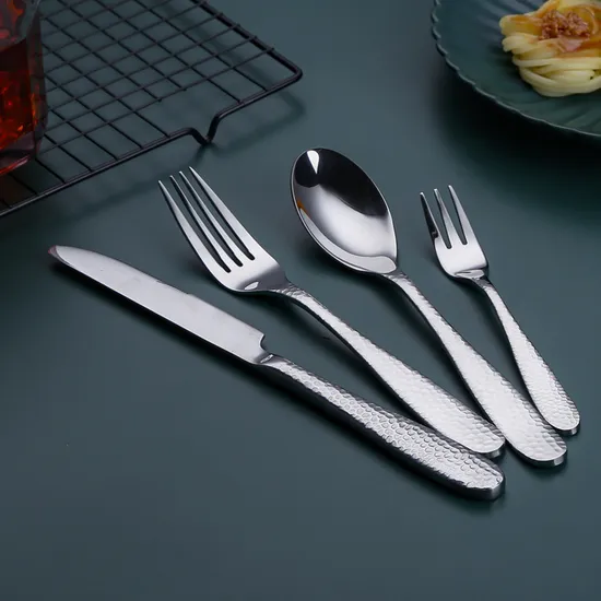High Quality Western Stainless Steel Steak Knife Fork Spoon Cutlery 