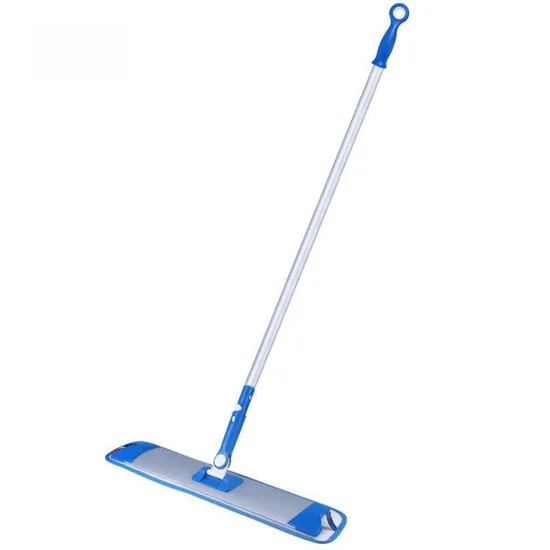 Extended Aluminum Dust Push Flat Mop Household Cleaning Absorbent 180° Rotation 