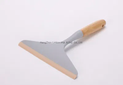Plastic and Bamboo Handle Cleaning Brush Hot Selling of Hand Tool of Window Wiper Squeegee
