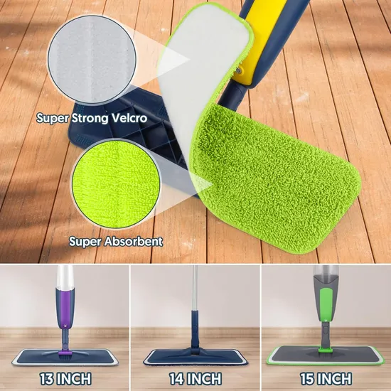 Brighthomey Microfiber Mop Heads Pads Static